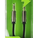 Hottips 3-Foot Stereo Aux Cable with 3.5mm Connectors - Black
