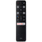 TCL Remote Control (RC802V FNR1) with Netflix and YouTube Keys - Black