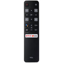 TCL Remote Control (RC802V FNR1) with Netflix and YouTube Keys - Black