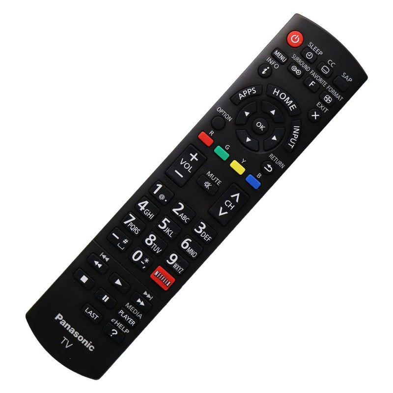 Panasonic Remote (N2QAYB000926) w/ Netflix Key for Select Panasonic TVs - Black