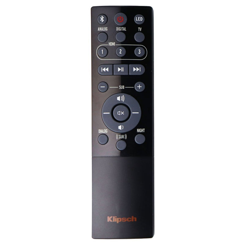 Klipsch Remote Control (2NZUQ3S0) for Select Klipsch Systems - Black