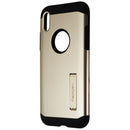 Spigen Slim Armor Drop Protection Case for Apple iPhone Xs/X - Champagne Gold