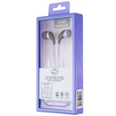 NEM Extra Bass Stereo 3.5mm Earbud Headphones - Purple (HF35-IBUD10PP)