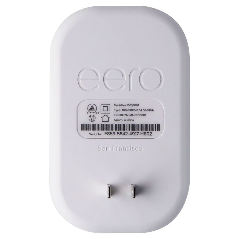 eero Beacon AC Wi-Fi Network Extender (D010101) - Single Add-On - White