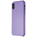 Apple Leather Case for iPhone X & XS Smartphone - Lilac Purple (MVFR2ZM/A)