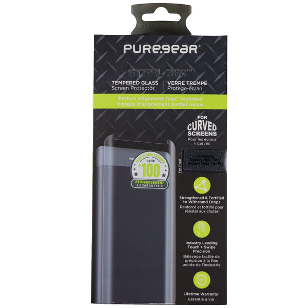 PureGear Steel 360 Tempered Glass for Samsung (Note10+) & (Note10+ 5G) - Clear