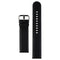 Samsung 20mm Leather Band for Galaxy Watch Active2 - Black/Silver - Large