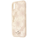 Kate Spade Flexible Hardshell Case for iPhone X 10 - White Jewel Flower