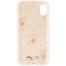 Kate Spade Flexible Hardshell Case for iPhone X 10 - White Jewel Flower