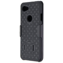 Hard Shell Case and Holster Combo for Google Pixel 3a - Black