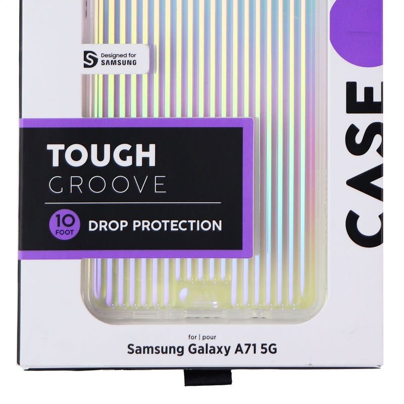 Case-Mate Tough Groove Hard Case for Samsung Galaxy A71 5G - Iridescent
