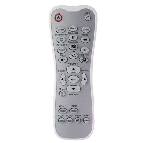 Optoma OEM Projector Remote Control - Silver/White (L-27-5KEY)