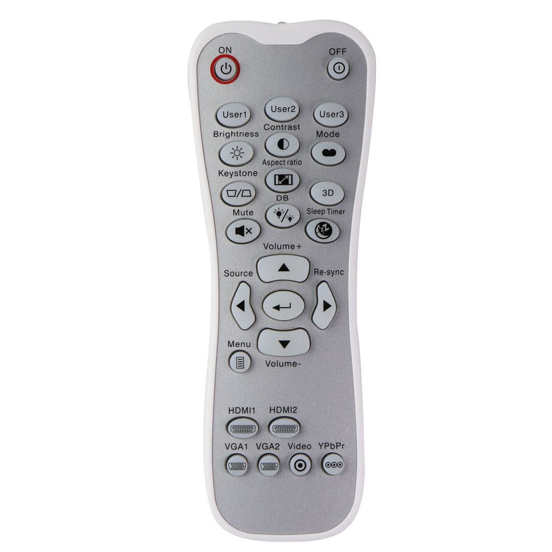 Optoma OEM Projector Remote Control - Silver/White (L-27-5KEY)