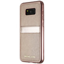 Michael Kors Snap-On Series Hard Wallet Case for Samsung Galaxy S8+ (Rose Gold)