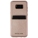Michael Kors Snap-On Series Hard Wallet Case for Samsung Galaxy S8+ (Rose Gold)