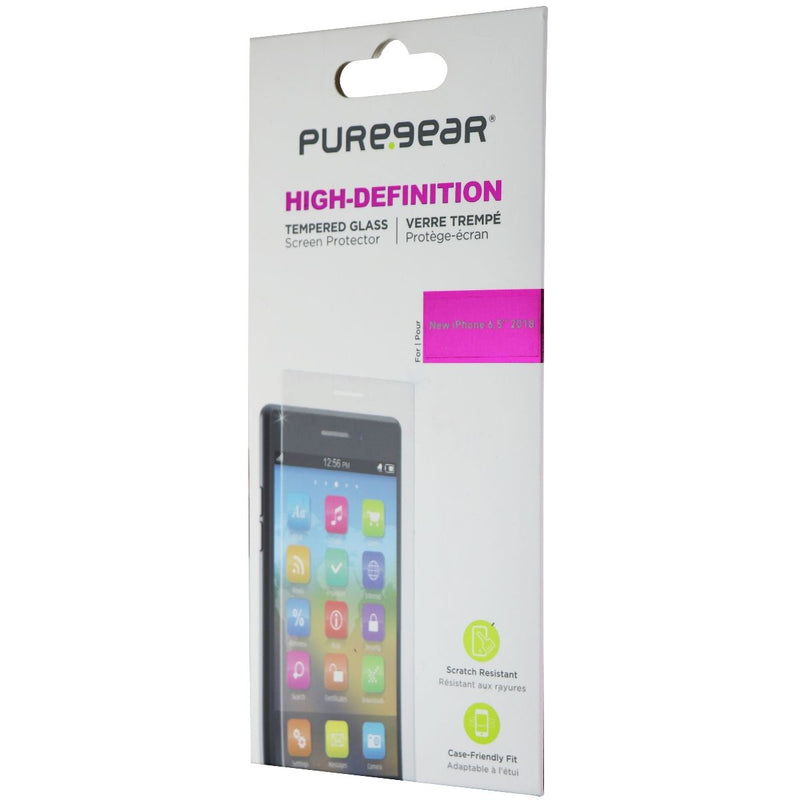 PureGear HD Tempered Glass Screen Protector for Apple iPhone XS Max - Clear