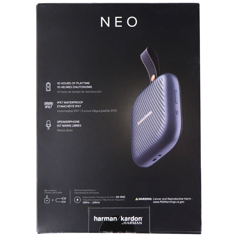 Harman Kardon Neo Portable Bluetooth Speaker with Strap - Gray