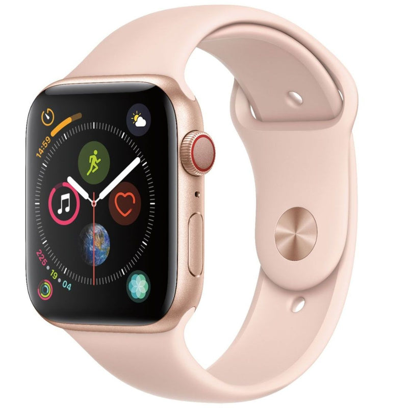 Apple Watch Series 4 (A1976) GPS + Cellular - 44mm Gold Aluminum/Pink Sport Band