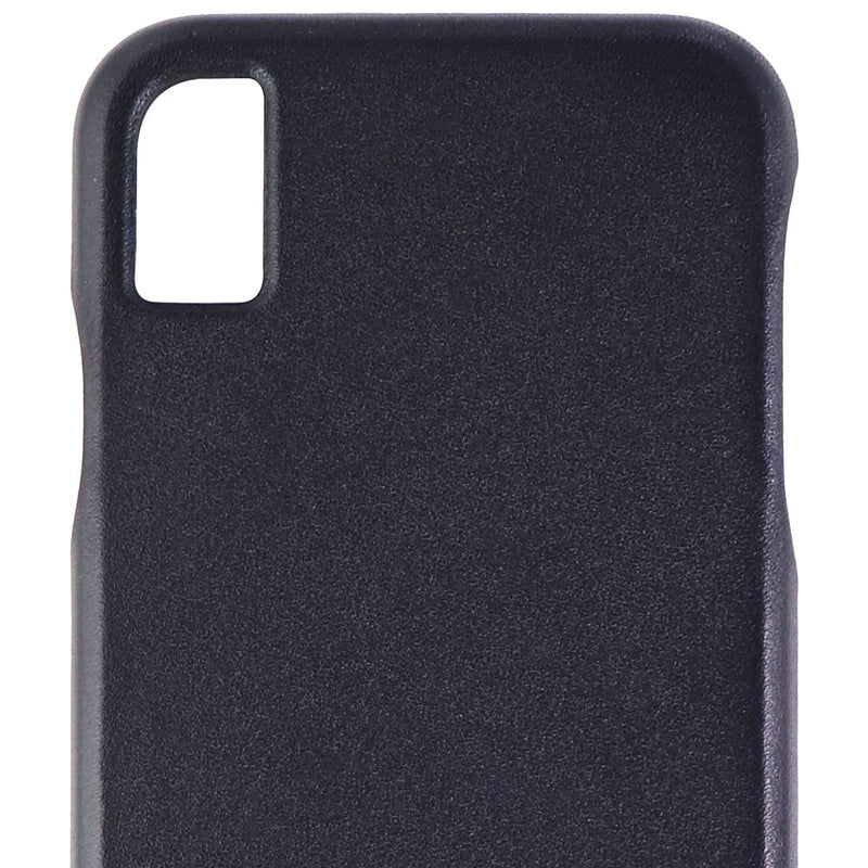 Case-Mate Barely There Genuine Leather Hard Case for Apple iPhone XR - Black