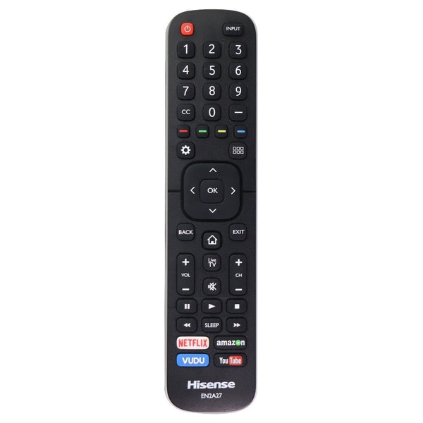 Hisense Remote Control (EN2A27) for select Hisense and Sharp TVs - Black