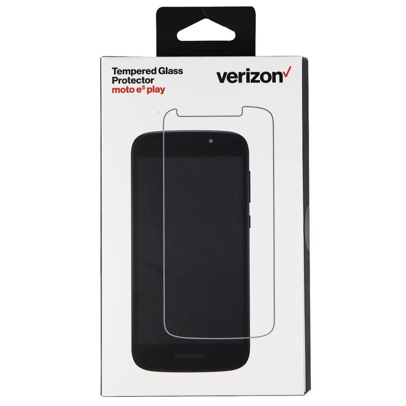 Verizon Tempered Glass Screen Protector for Motorola e5 Play Smartphone - Clear