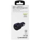 Scosche PowerVolt 3.0 USB-C & USB-A Fast Charger for Cars & Vehicles - Black