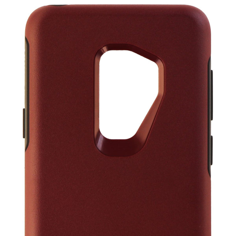 OtterBox Symmetry Case for Samsung Galaxy S9+ (Plus) - Fine Port (Dark Red/Gray)
