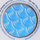 PopSockets PopGrip with Swappable Top - Iridescent Mermaid Pearl Blue