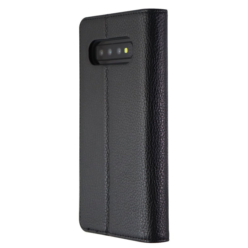 Case-Mate Wallet Folio Phone Case for Samsung Galaxy S10+ (Plus) - Black Leather