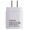 Samsung USB-C (Type C) Super Fast Wall Charger Travel Adapter - White (EP-TA800)