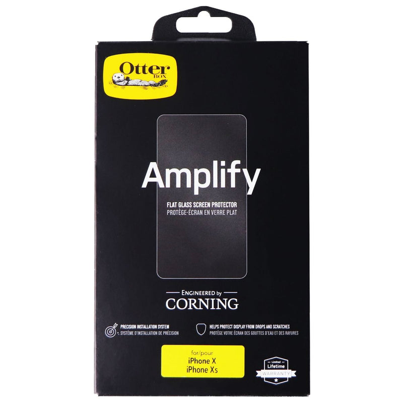 OtterBox Amplify Flat Glass Screen Protector for Apple iPhone Xs and iPhone X