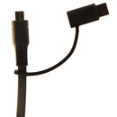 Ventev (595067) 3.3ft Charge and Sync Cable for Micro USB & USB-C Devices - Gray