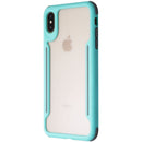 Verizon Slim Guard Clear Grip Case for iPhone XS Max (6.5-In) - Clear/Light Teal