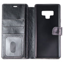 Base Wallet Folio Case for Samsung Galaxy Note9 - Black Leather