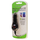 Cellet 0.8A Car Charger with Coiled 8-Foot Micro-USB Connector - Black (PMICROC)
