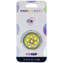 PopSockets PopGrip with Swappable Top for Phones & Tablets - Enamel Lemon Slice