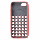 Official Apple Silicone Soft Case for Apple iPhone 5C - Pink / Peach