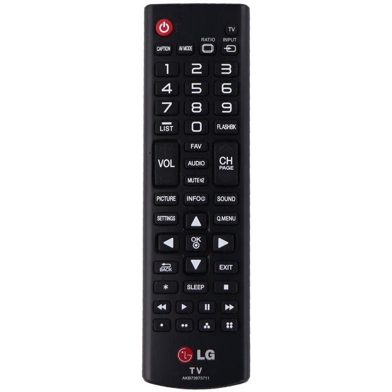 LG Remote Control (AKB73975711) for Select LG TVs - Black
