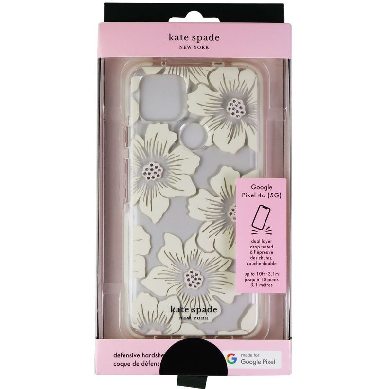 Kate Spade Defensive Hardshell Case for Google Pixel 4a (5G) - Hollyhock Floral