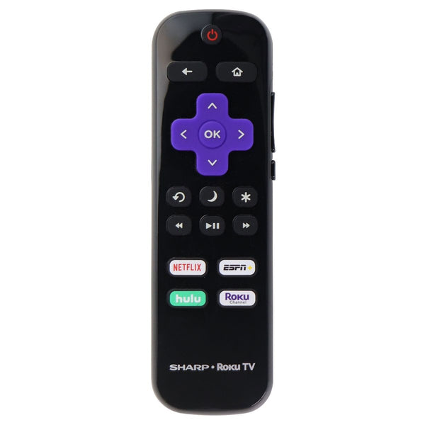 Sharp Remote Control (LC-RCRUDUS-21) for Sharp TV Netflix/ESPN/Hulu - Black