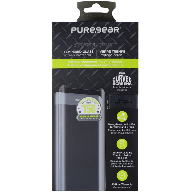 PureGear Steel 360 Tempered Glass for Samsung Galaxy (S20+) 5G - Clear