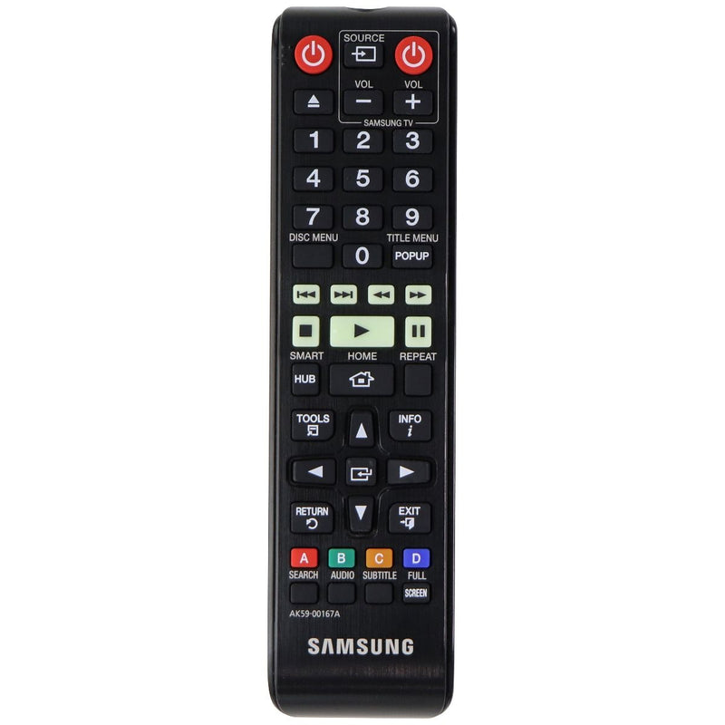 Samsung Remote (AK59-00167A) for Select Samsung Blu-Ray Players - Black