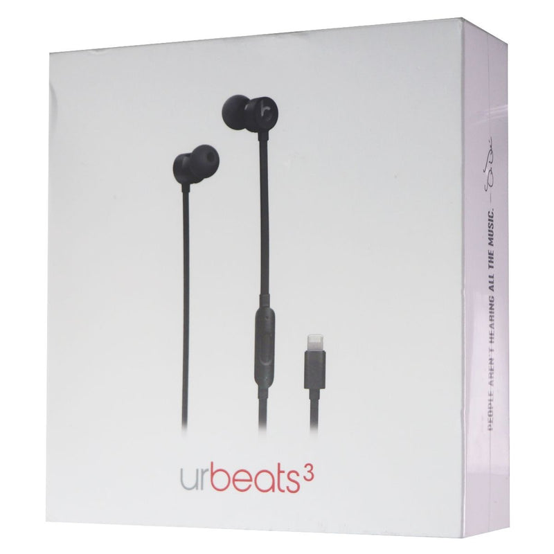 Beats urBeats3 Earphones for iPhones - Black (MU992LL/A)