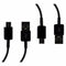 2x Samsung (EP-DG950CBE) Fast Charge & Sync Cables for USB-C Devices - Black