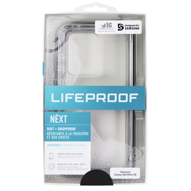 LifeProof NEXT Series Case for Samsung Galaxy S20 Ultra - Black Crystal (Clear)