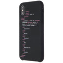 My Social Canvas Girl Code Phone Case for Apple iPhone XS / iPhone X - Black
