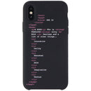 My Social Canvas Girl Code Phone Case for Apple iPhone XS / iPhone X - Black