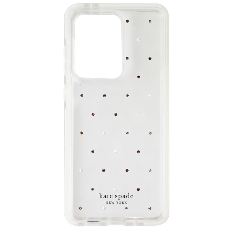 Kate Spade Defensive Hardshell Case for Galaxy S20 Ultra (Pin Dot Gems/Clear)