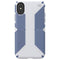 Speck Presidio Grip Series Case for iPhone Xs/X - Microchip Gray/Ballpoint Blue