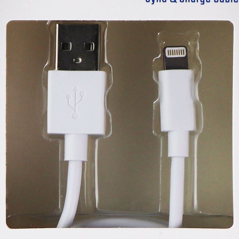 Infinitek 10-Foot Charge and Sync (USB) Cable for iPhone, iPad, and iPod - White